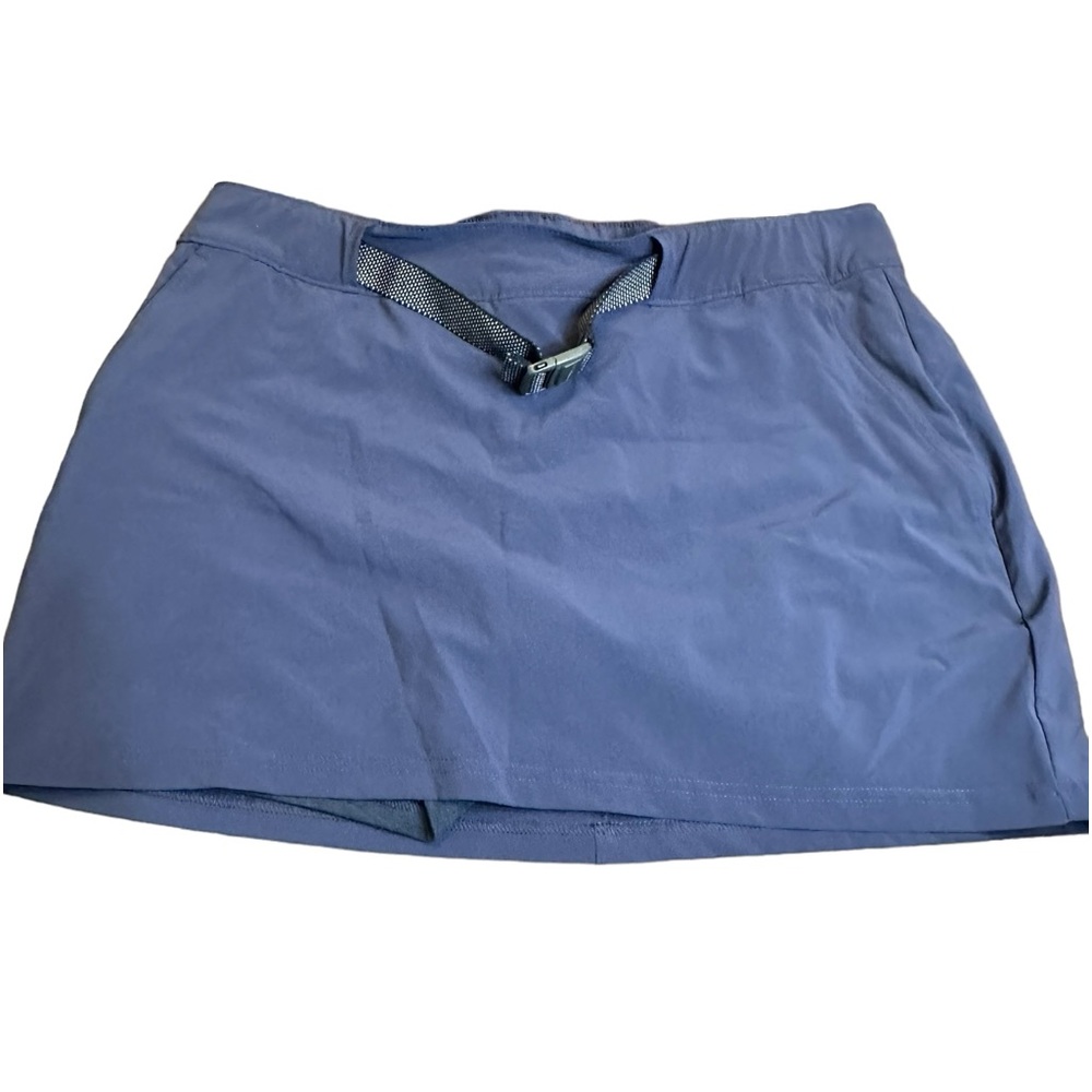 Columbia Active Skirt Womens Navy‎ Blue Omni-Shade Belted Pockets size large
